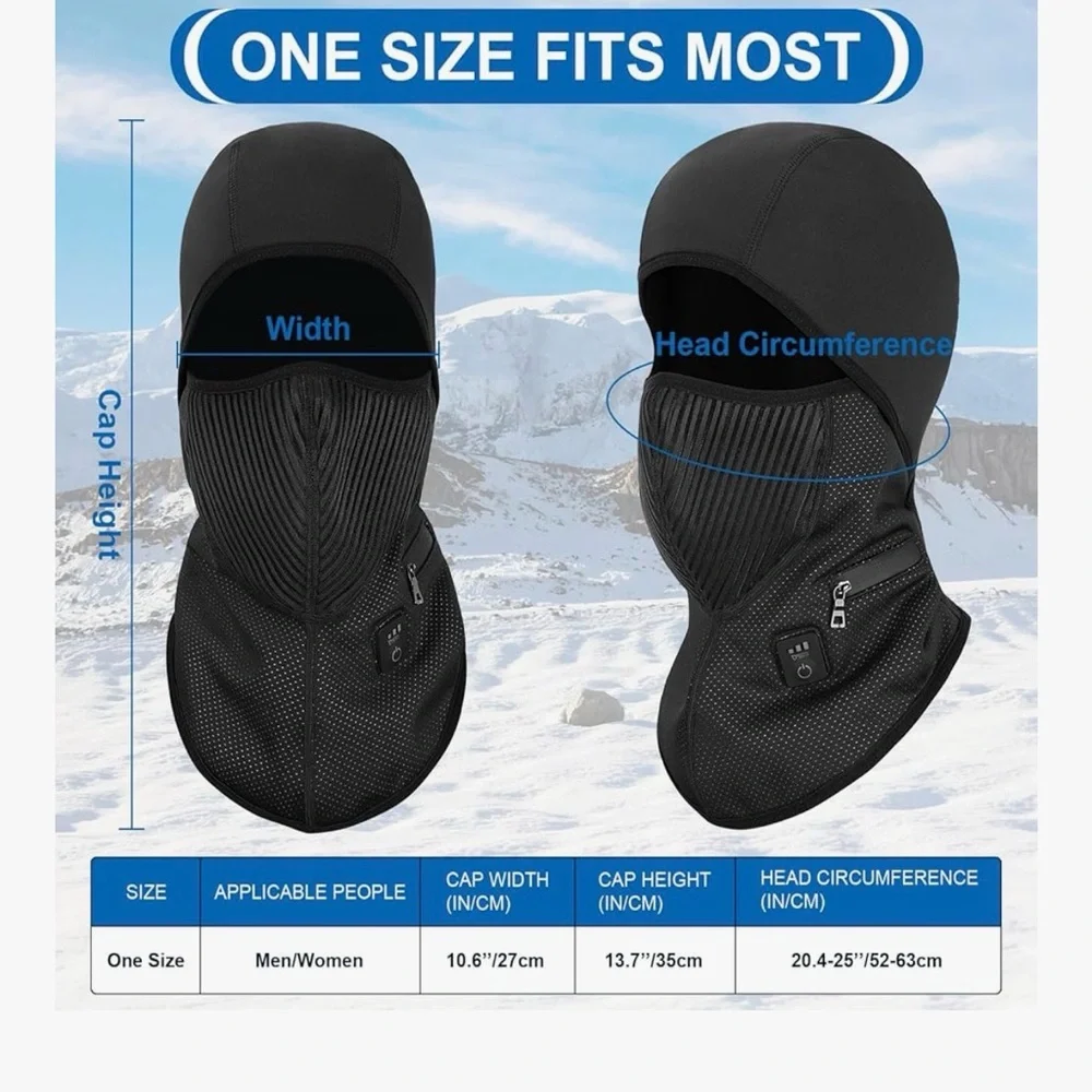 NEW Balaclava Heated